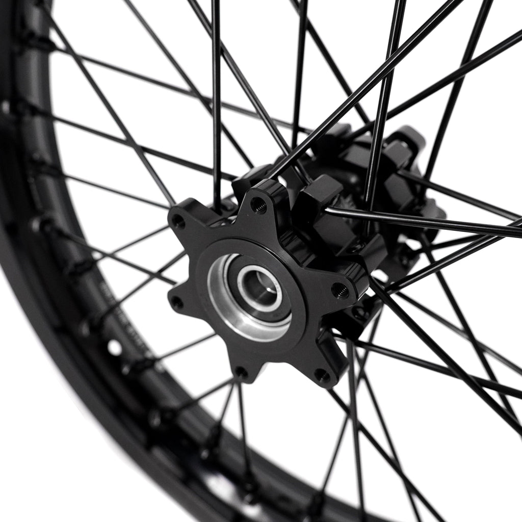 US Stock KKE 1.6*19" & 1.85*16" E-Moto Wheels Rims Fit E-Ride PRO-SS 3.0/ E-Ride PRO SR Black KKE Racing