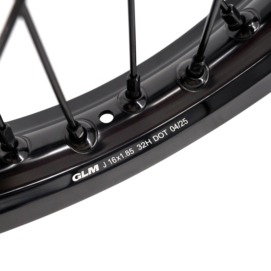 US Stock KKE 1.6*19" & 1.85*16" E-Moto Wheels Rims Fit E-Ride PRO-SS 3.0/ E-Ride PRO SR Black KKE Racing