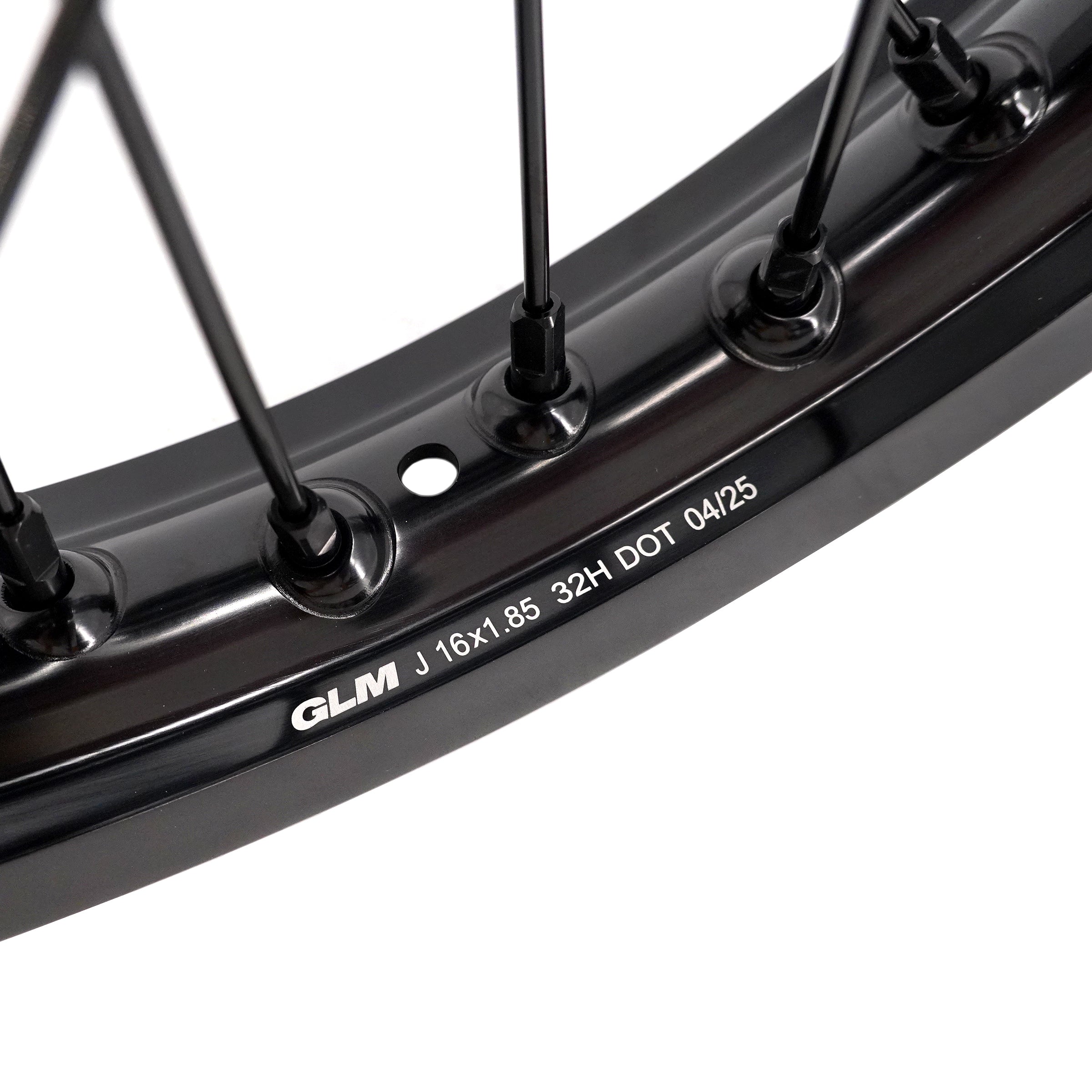 US Stock KKE 1.6*19" & 1.85*16" E-Moto Wheels Rims Fit E-Ride PRO-SS 3.0/ E-Ride PRO SR Black KKE Racing