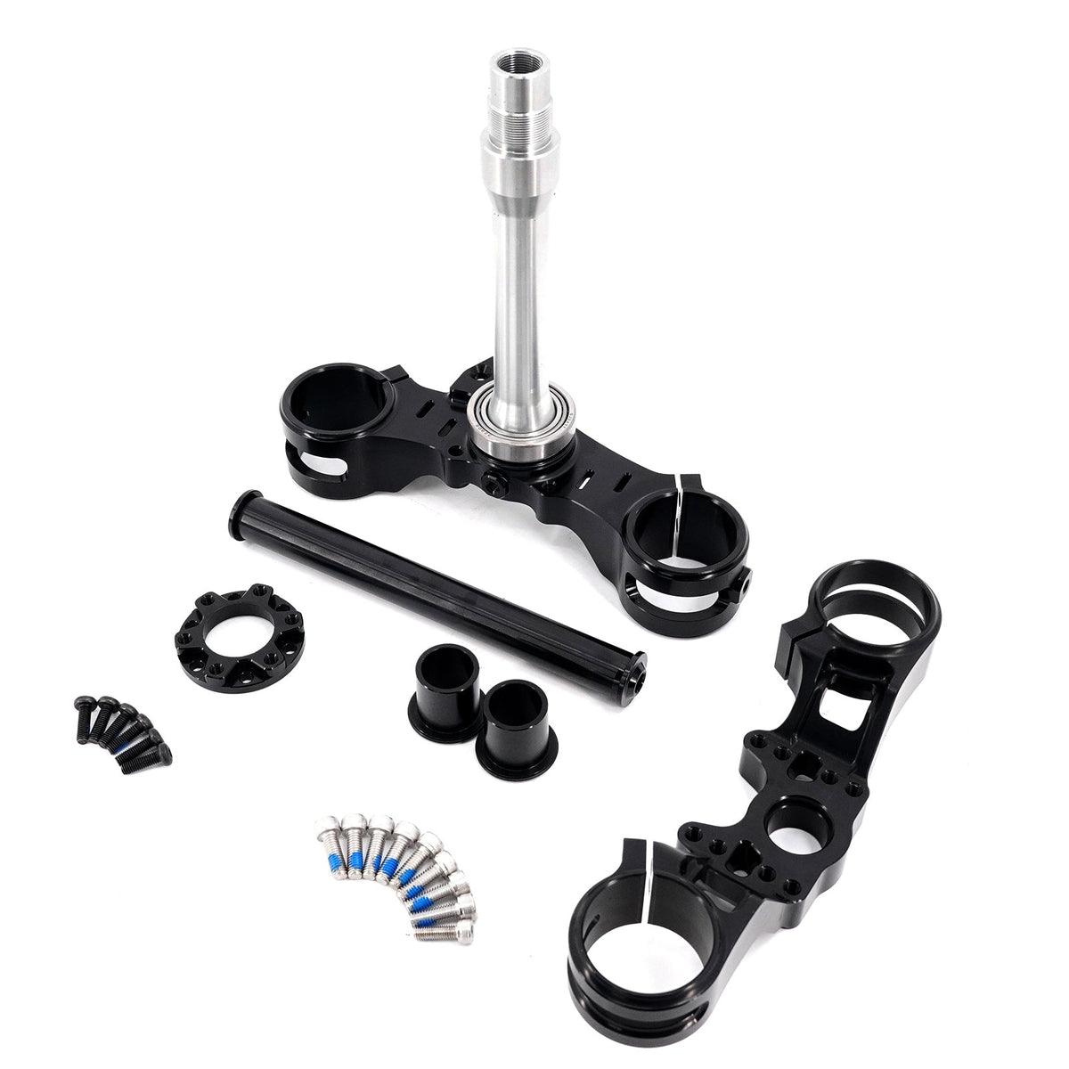 KKE Widen Drop Crown Triple Tree Clamp Kit For SurRon Light Bee, KKE 35MM Front Suspension Fork KKE Racing