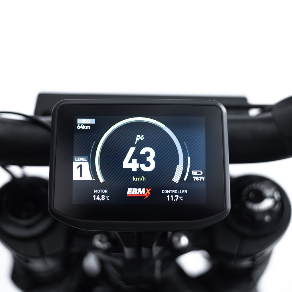 EBMX BC351 Display and Bar Clamps for X-9000 Modded Moto Co