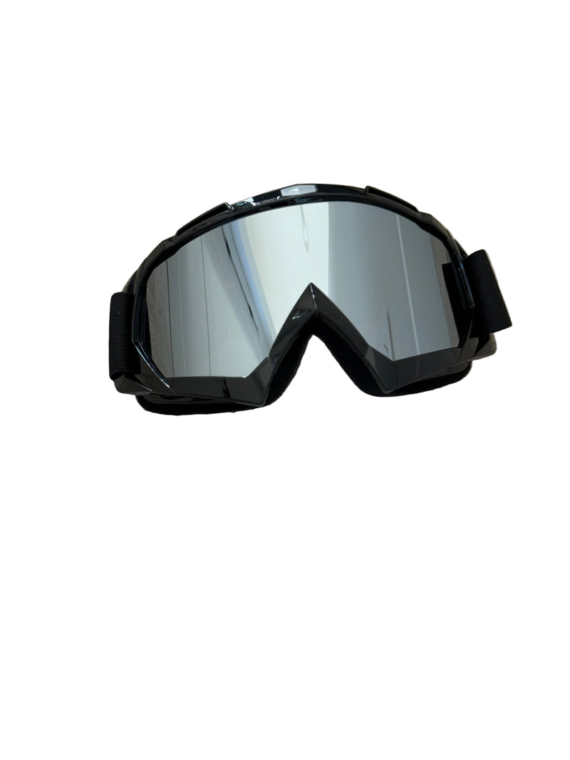 FEARLESS GOGGLES - BLACK/SILVER LENS Forged Racing
