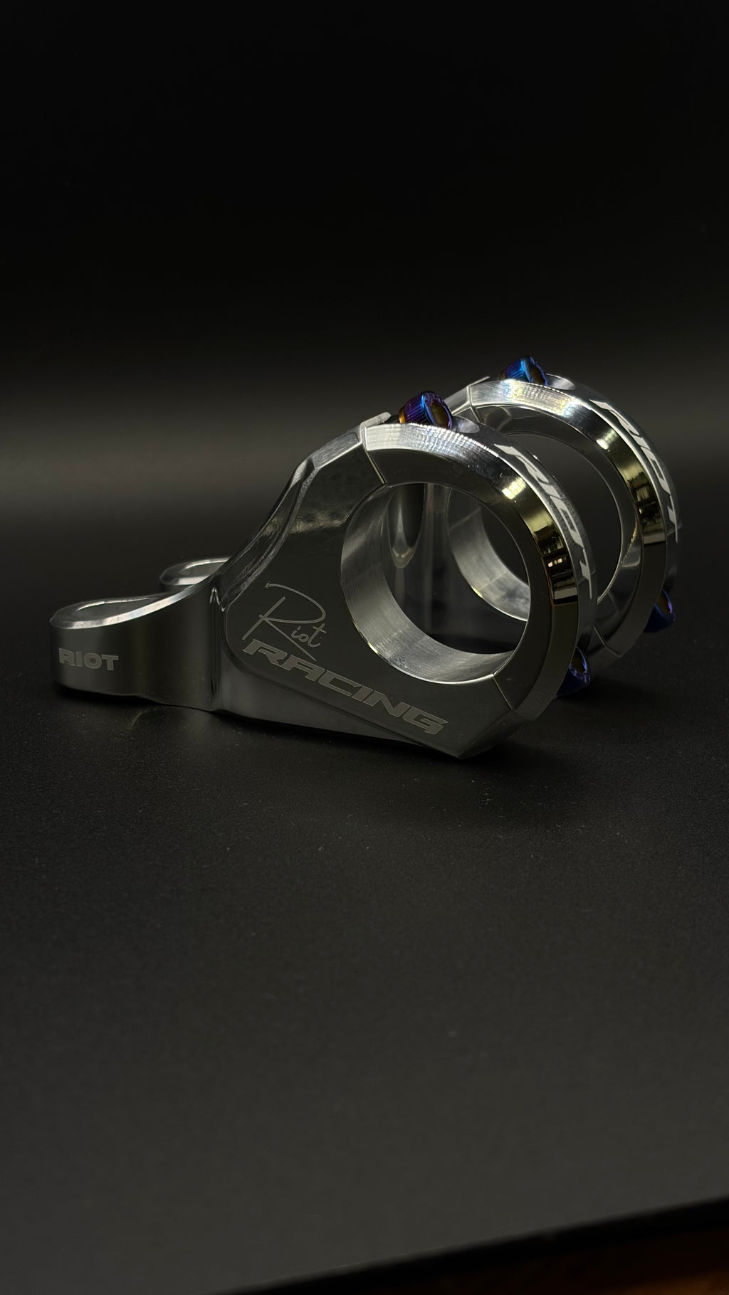 Riot MKIII Direct Mount Stem — 31.8mm, fits Surron LBX, Talaria, and E-Ride Pro — Riot Racing