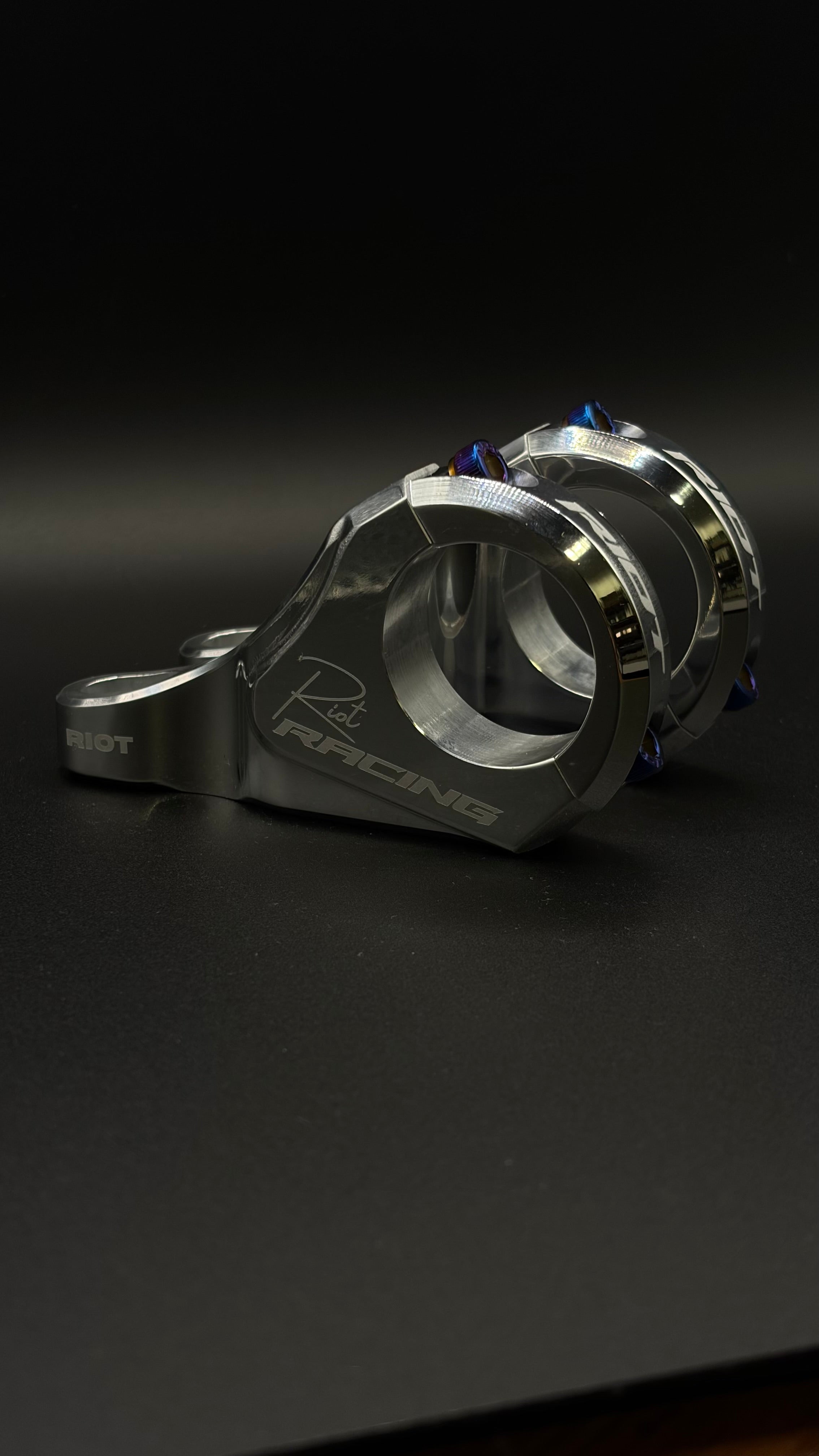 Riot MKIII Direct Mount Stem — 31.8mm, fits Surron LBX, Talaria, and E-Ride Pro — Riot Racing
