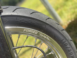 Surron Ultra Bee 17" Supermoto Wheelset - Black/Chrome Finish Forged Racing