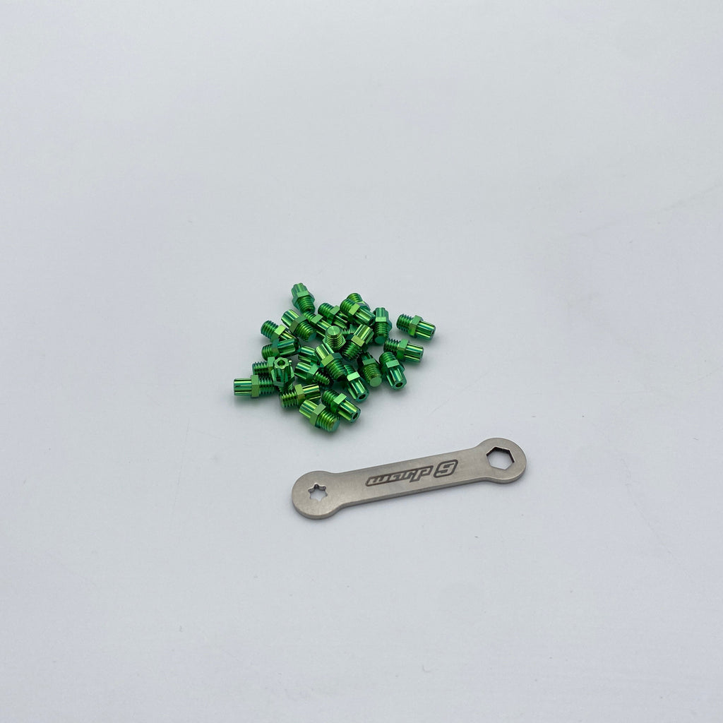 Titanium Elite Foot Peg Screws (Collective) Warp9Racing
