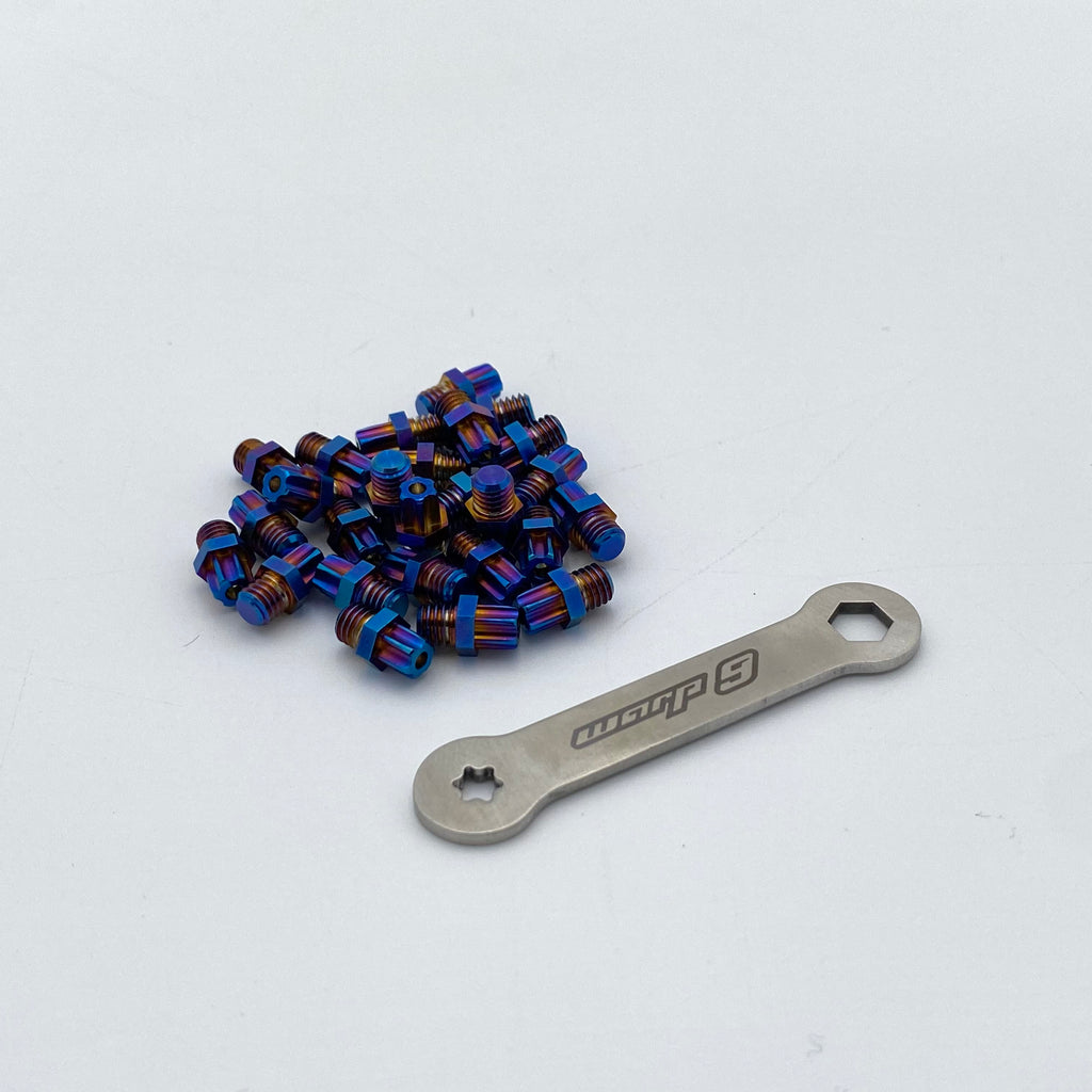 Titanium Elite Foot Peg Screws (Collective) Warp9Racing