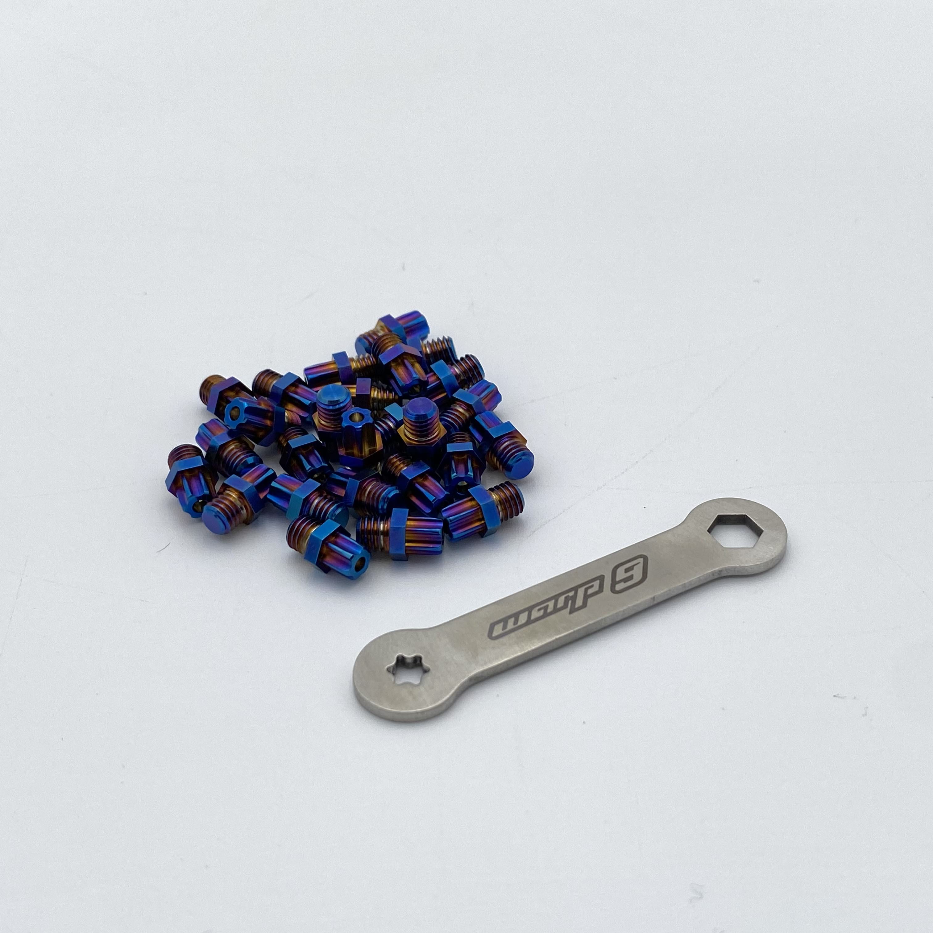 Titanium Elite Foot Peg Screws (Collective) Warp9Racing