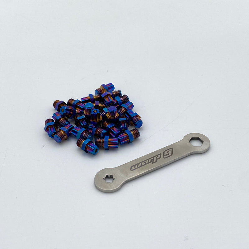 Titanium Elite Foot Peg Screws (Collective) Warp9Racing