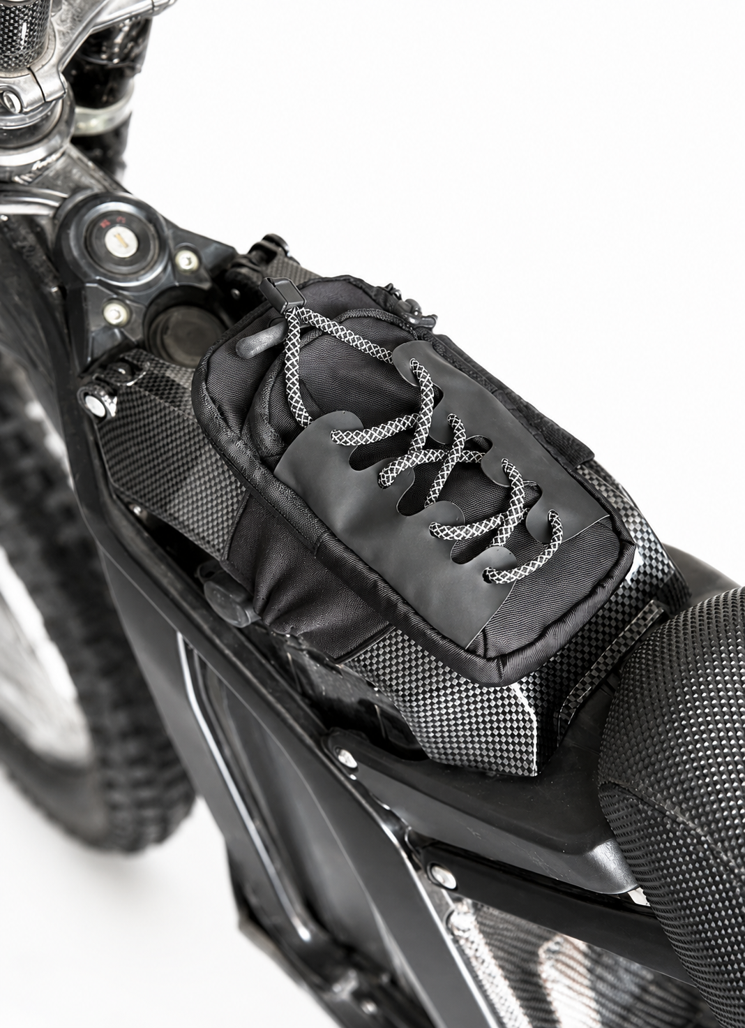 E-Bike Battery Storage Bag / Seat Pouch | Universal E-Moto Storage for Surron, Talaria, Tuttio & More Forged Racing