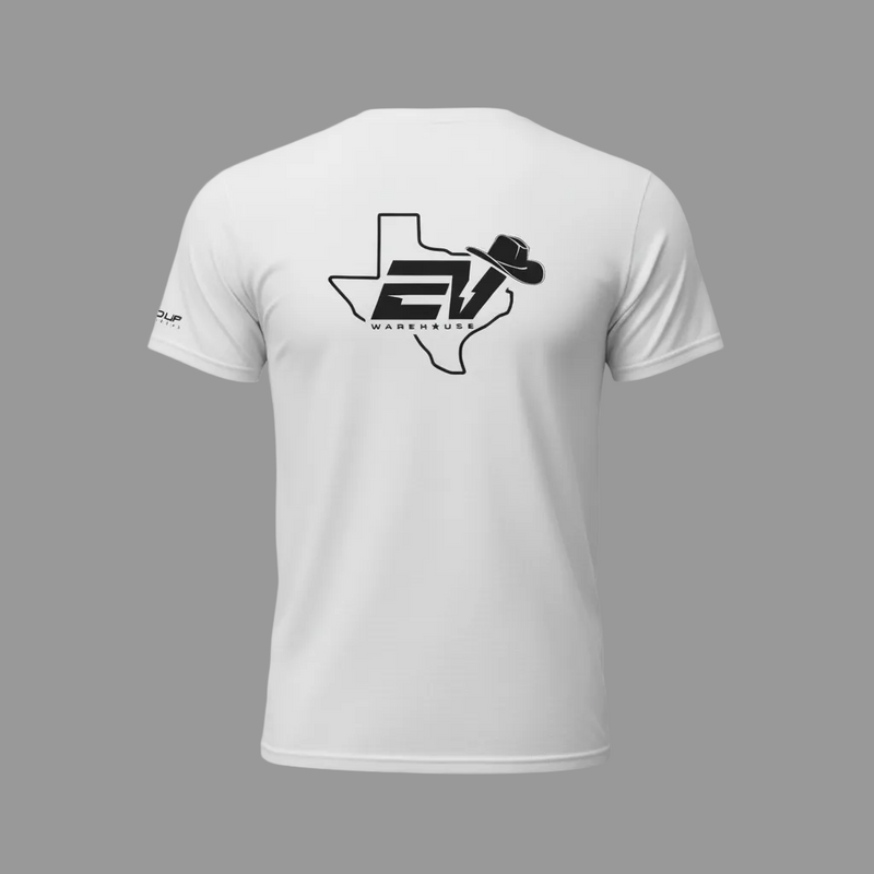 EV Warehouse T-Shirt | “Howdy” - White EV Warehouse
