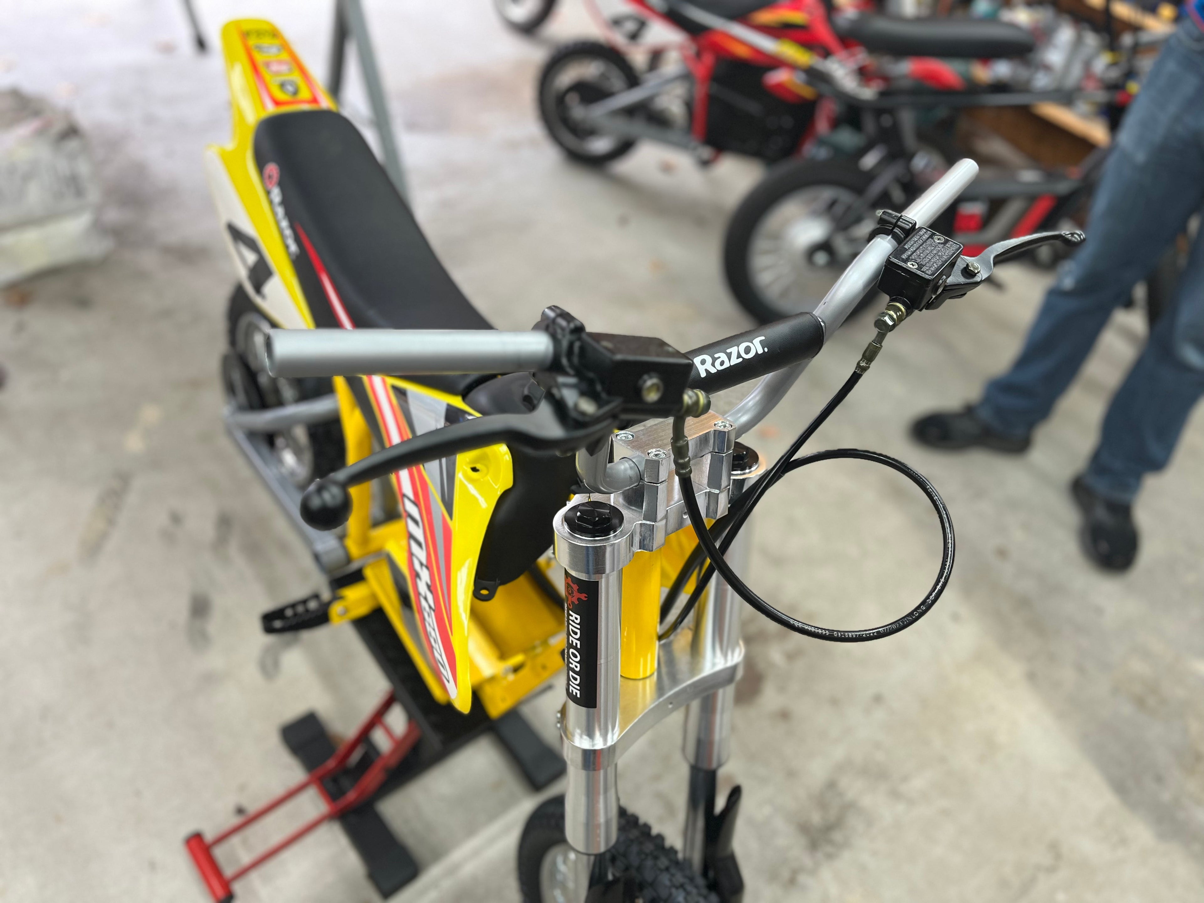 Front and Rear Hydraulic Brake Kit Ride or Die R&D