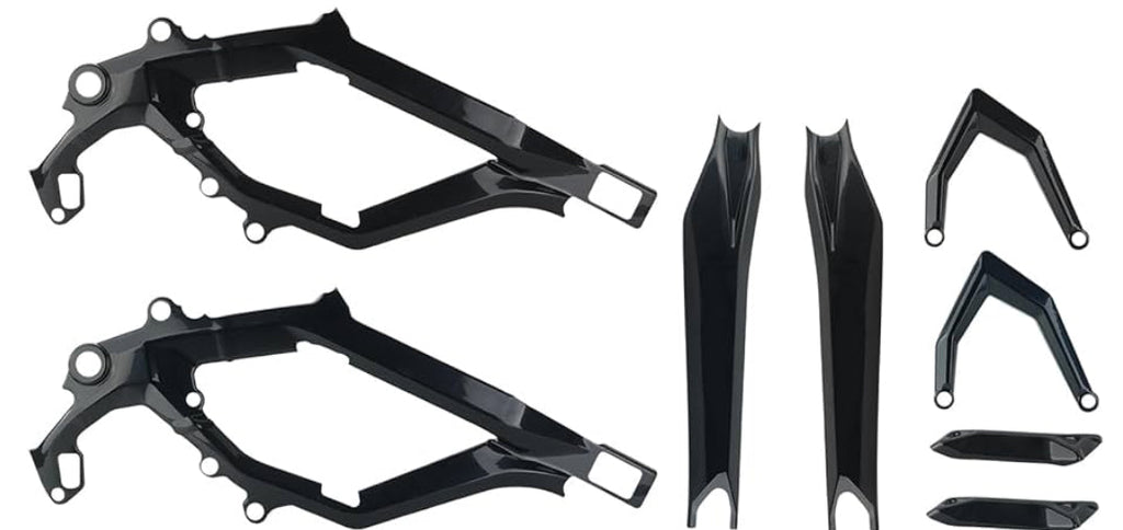 Surron ultra bee gloss black frame guards Patriot Racing