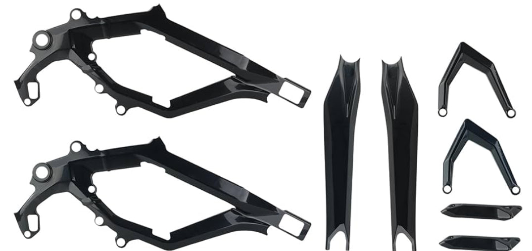 Surron ultra bee gloss black frame guards Patriot Racing