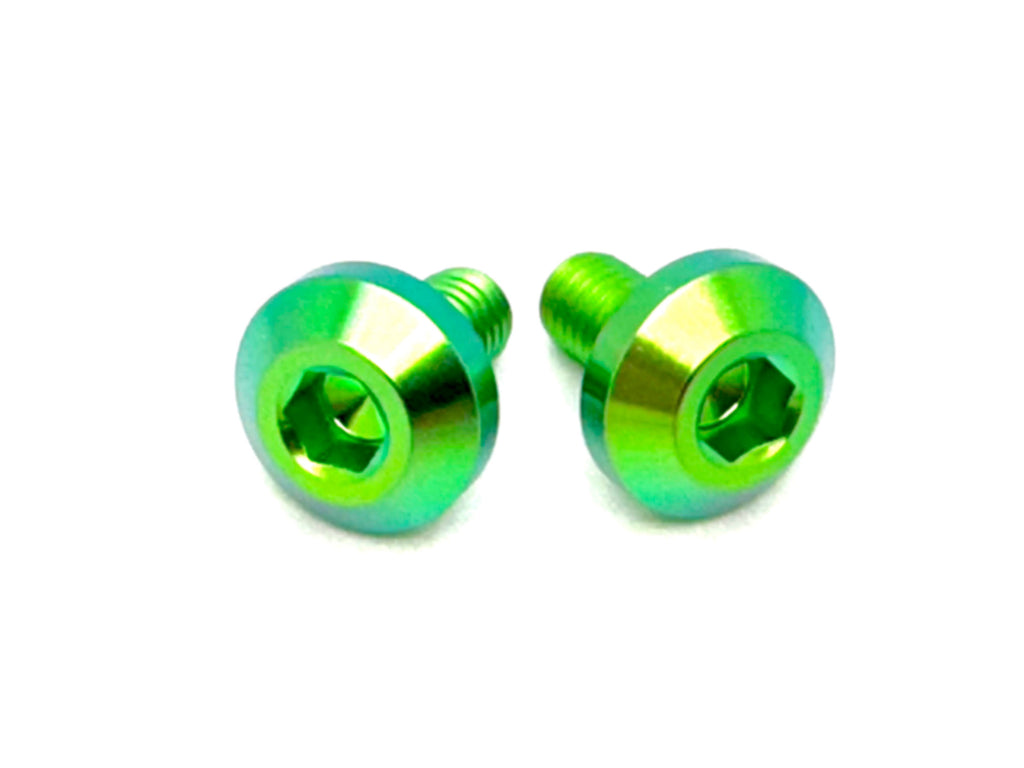 Titanium Chain Guard/ Mud Guard Bolts (Set of Six) E-Ride Pro - Riot Racing