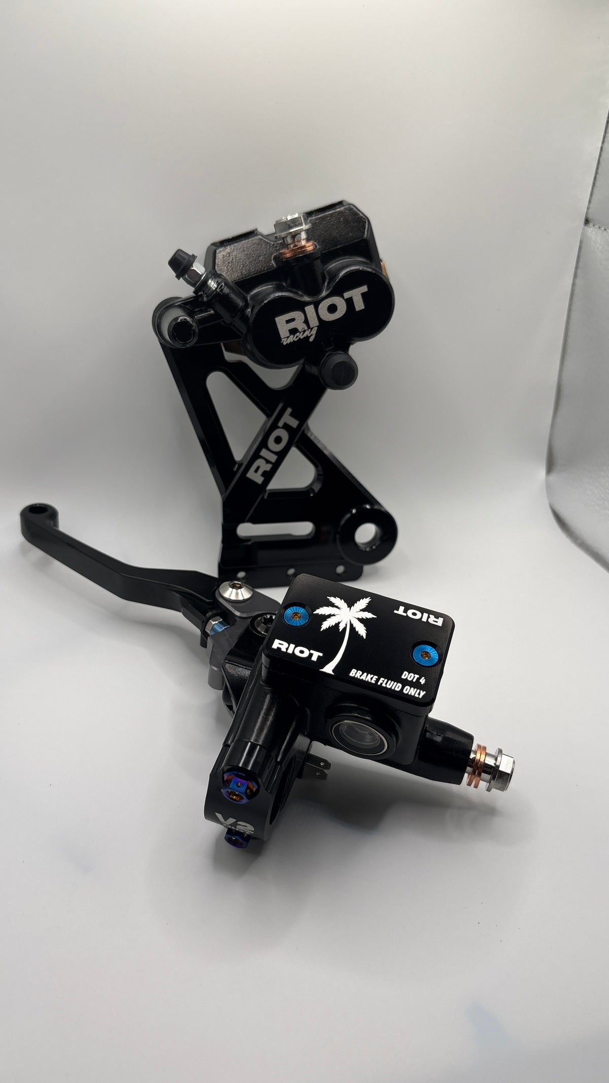Riot V2 Brakes for Surron LBX, E-Ride, and Talaria XXX — Limited Five-Year Warranty — Riot Racing