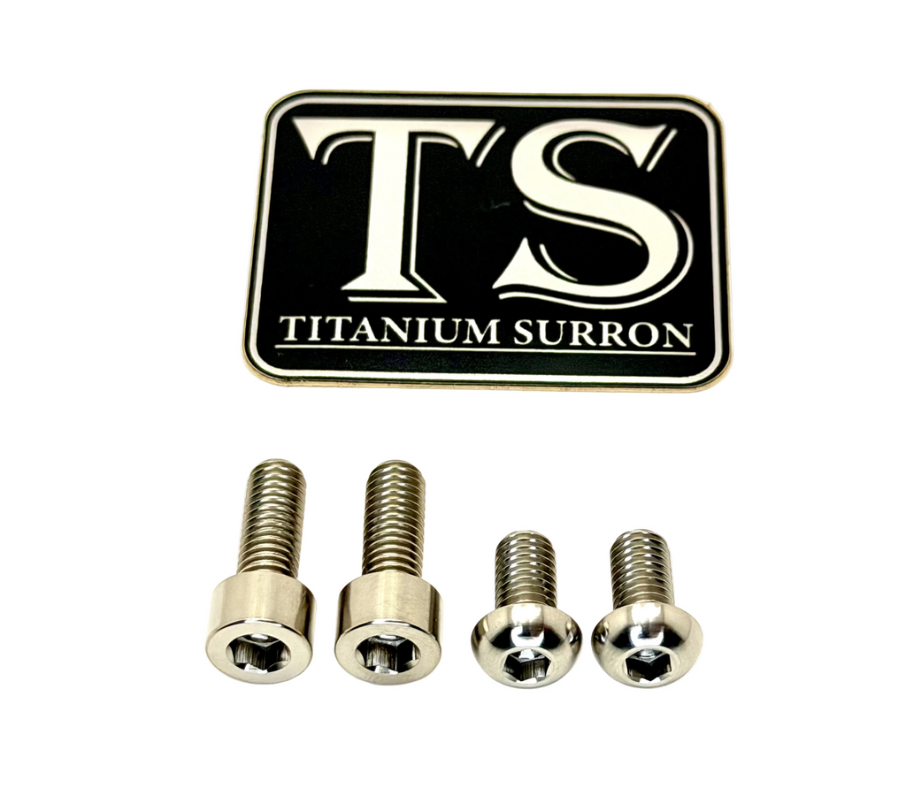 Titanium Controller Mount Bolts for E-moto Titanium Surron
