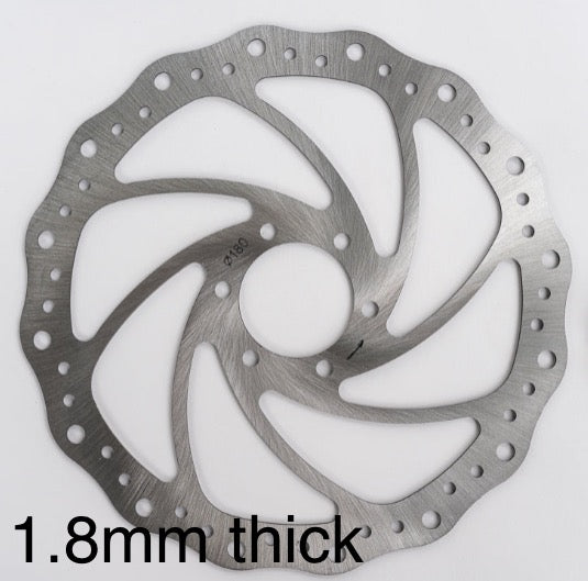 180mm Thin style Rotor for Stock Razor Wheels Ride or Die R&D