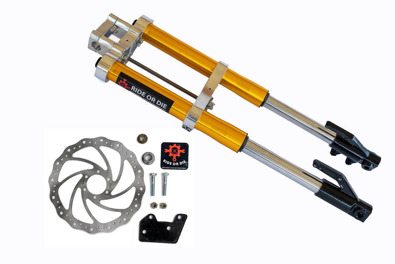 Razor MX/SX/RSF Fork Fully Bolt-On Suspension Upgrade Kit Ride or Die R&D