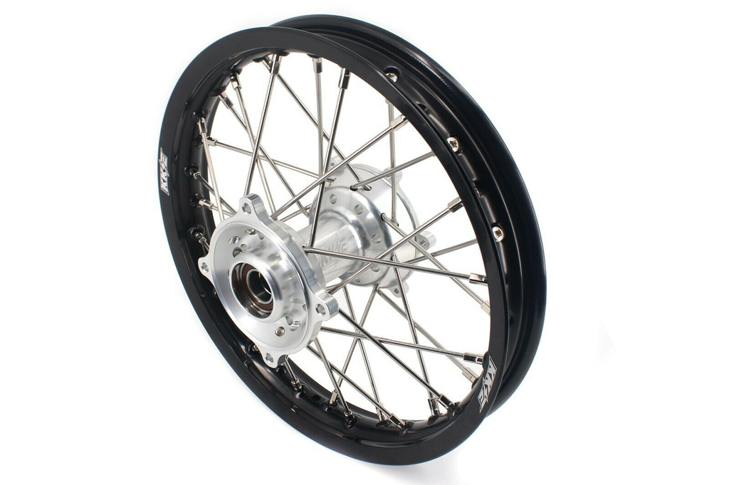 KKE 19"*1.6 & 16"*1.85 Kid's Big Wheels Fit KTM SX 85 Husqvarna TC85 GAS GAS MC85 2021-2024 Silver Hub KKE Racing