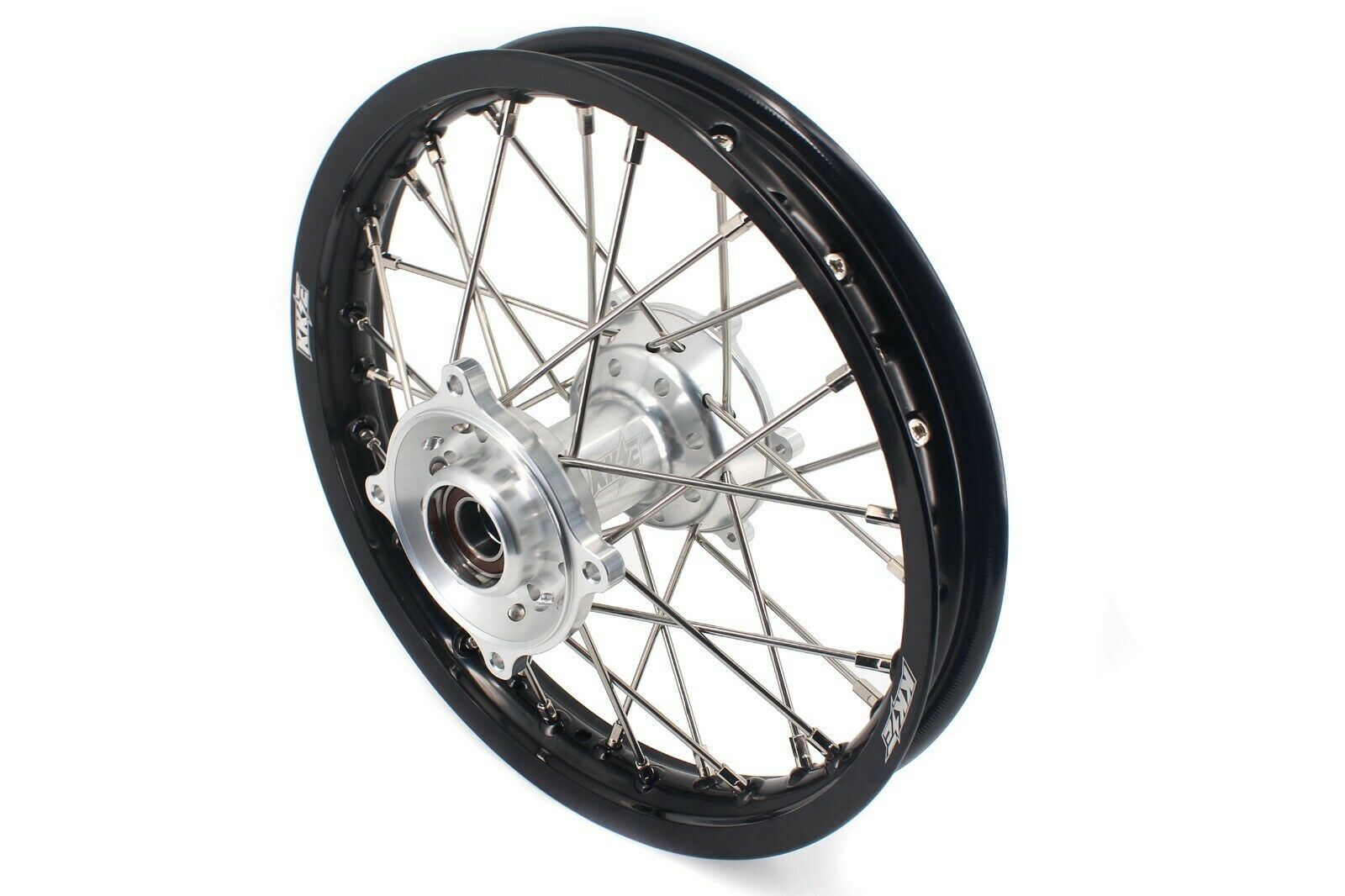 KKE 19"*1.6 & 16"*1.85 Kid's Big Wheels Fit KTM SX 85 Husqvarna TC85 GAS GAS MC85 2021-2024 Silver Hub KKE Racing