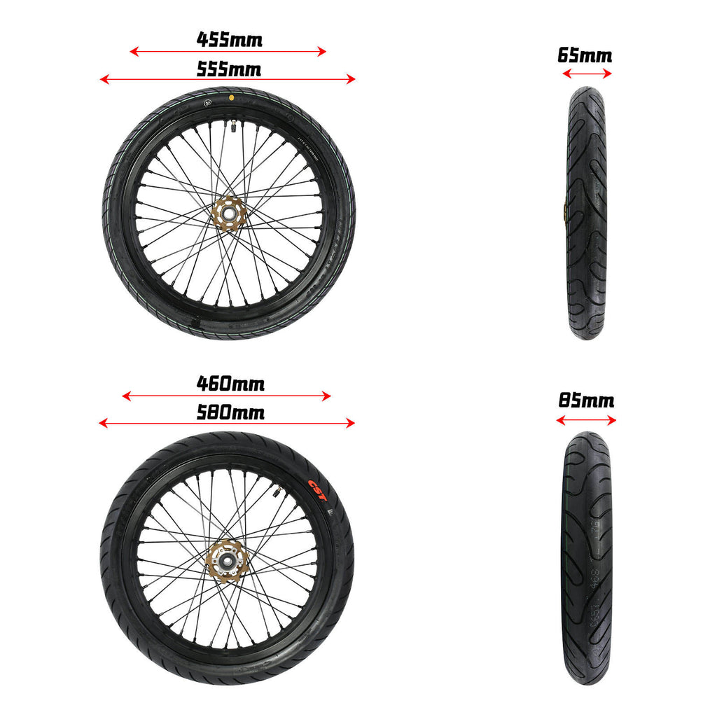 Surron/E-Ride Pro SUPERMOTO wheelset - Riot Racing