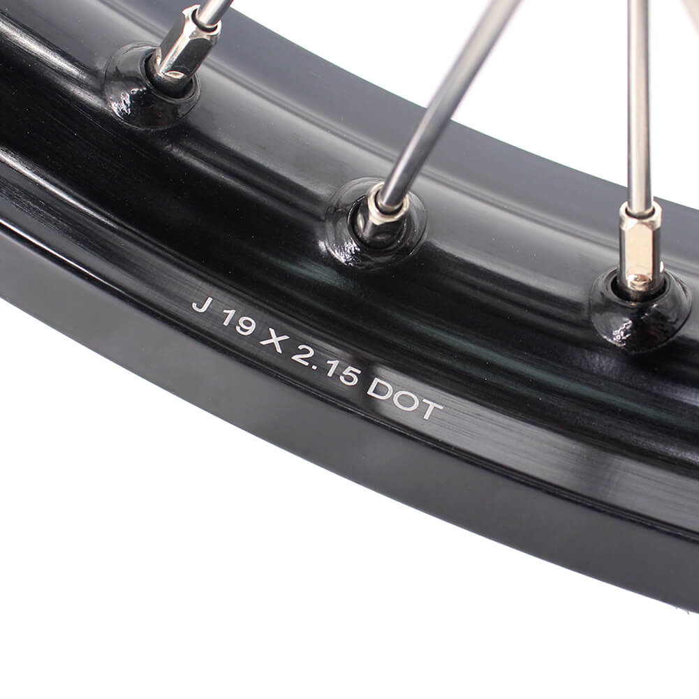 KKE 21" 19" MX Cast Dirt Bike Wheels Set For HONDA CRF250R 04-13 CRF450R 02-12 CR125R/250R 02-13 KKE Racing