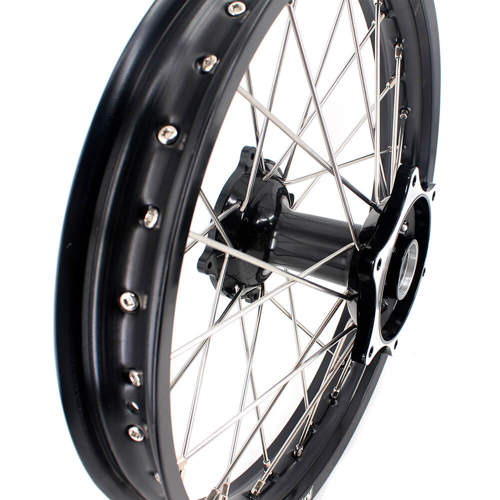 KKE 21" 19" MX Cast Dirt Bike Wheels Set For HONDA CRF250R 04-13 CRF450R 02-12 CR125R/250R 02-13 KKE Racing