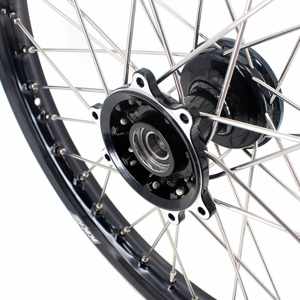 KKE 21" 19" MX Cast Dirt Bike Wheels Set For HONDA CRF250R 04-13 CRF450R 02-12 CR125R/250R 02-13 KKE Racing