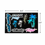 Riot Racing Sticker Pack (INSTOCK) Riot Racing