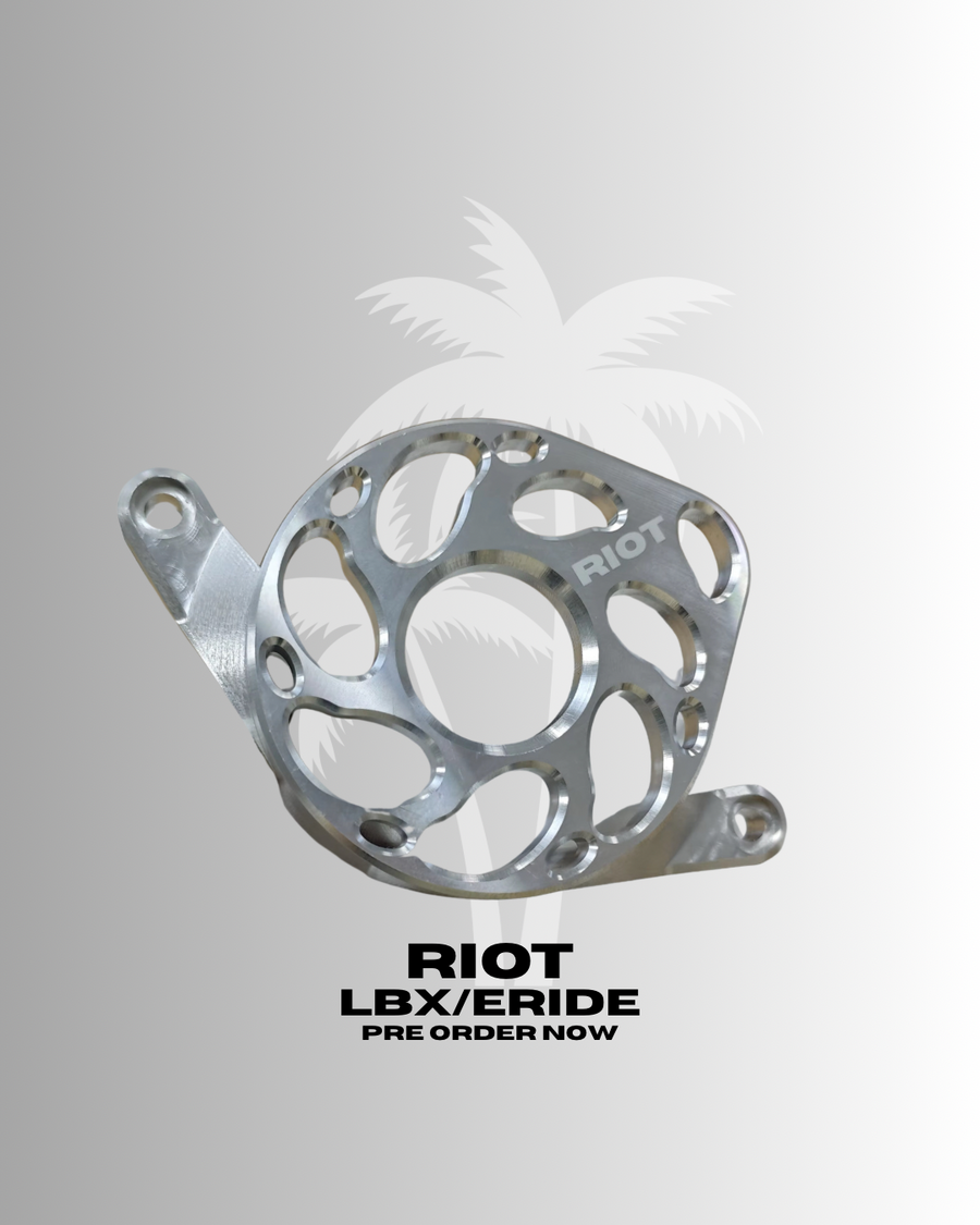 LBX/ERIDE Riot Motor Cover (Metal) - Riot Racing