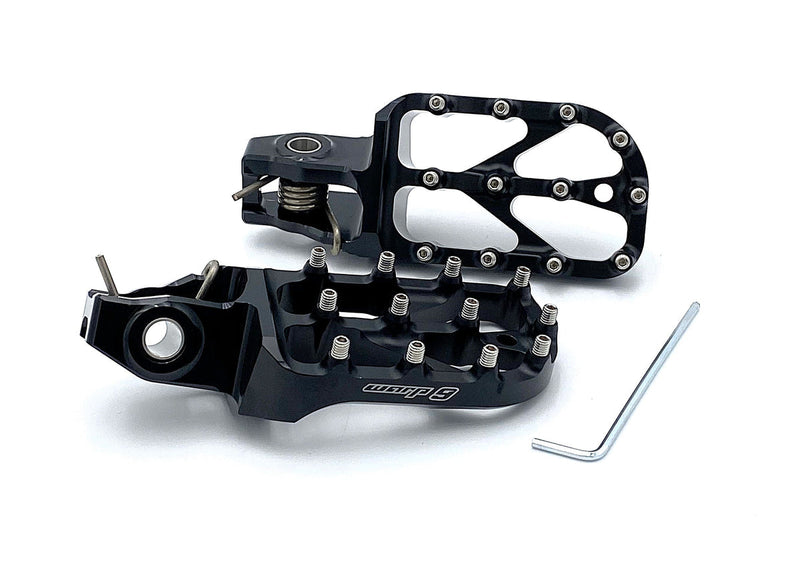 Warp 9 Stark Varg Elite Foot Pegs Modded Moto Co
