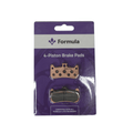Formula 4 Piston Sintered Brake Pads APEX RACING
