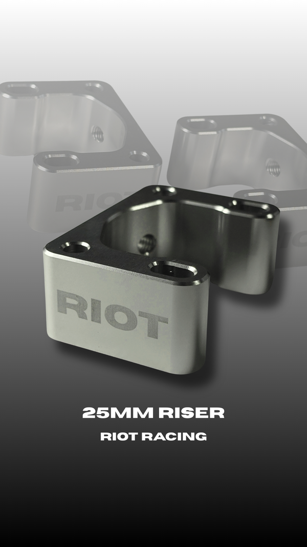 25MM Riot Racing Riser - Riot Racing