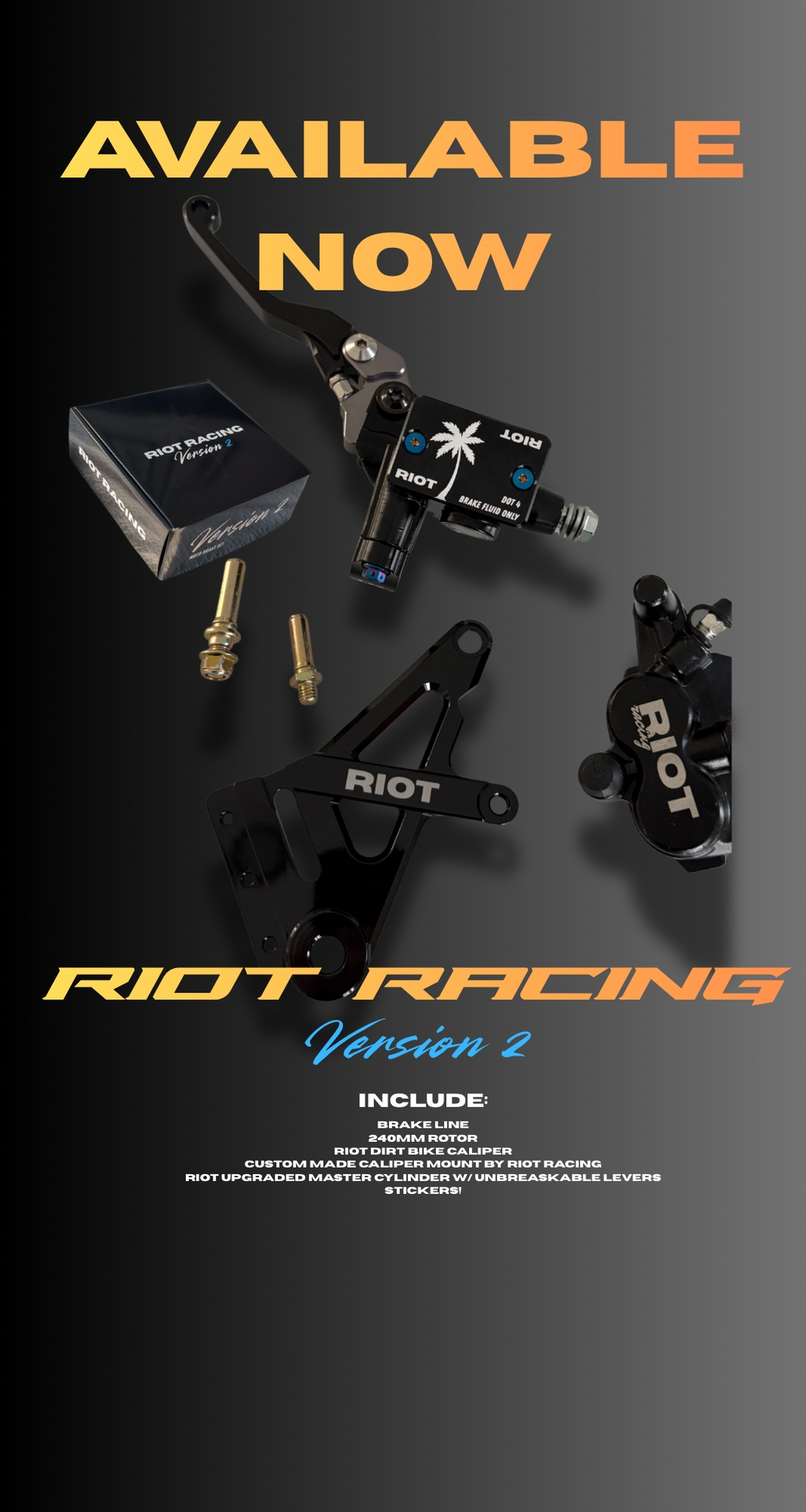 FULL UPGRADE KIT FOR V1 -> WORLDS MOST POWERFUL BRAKES (V2)