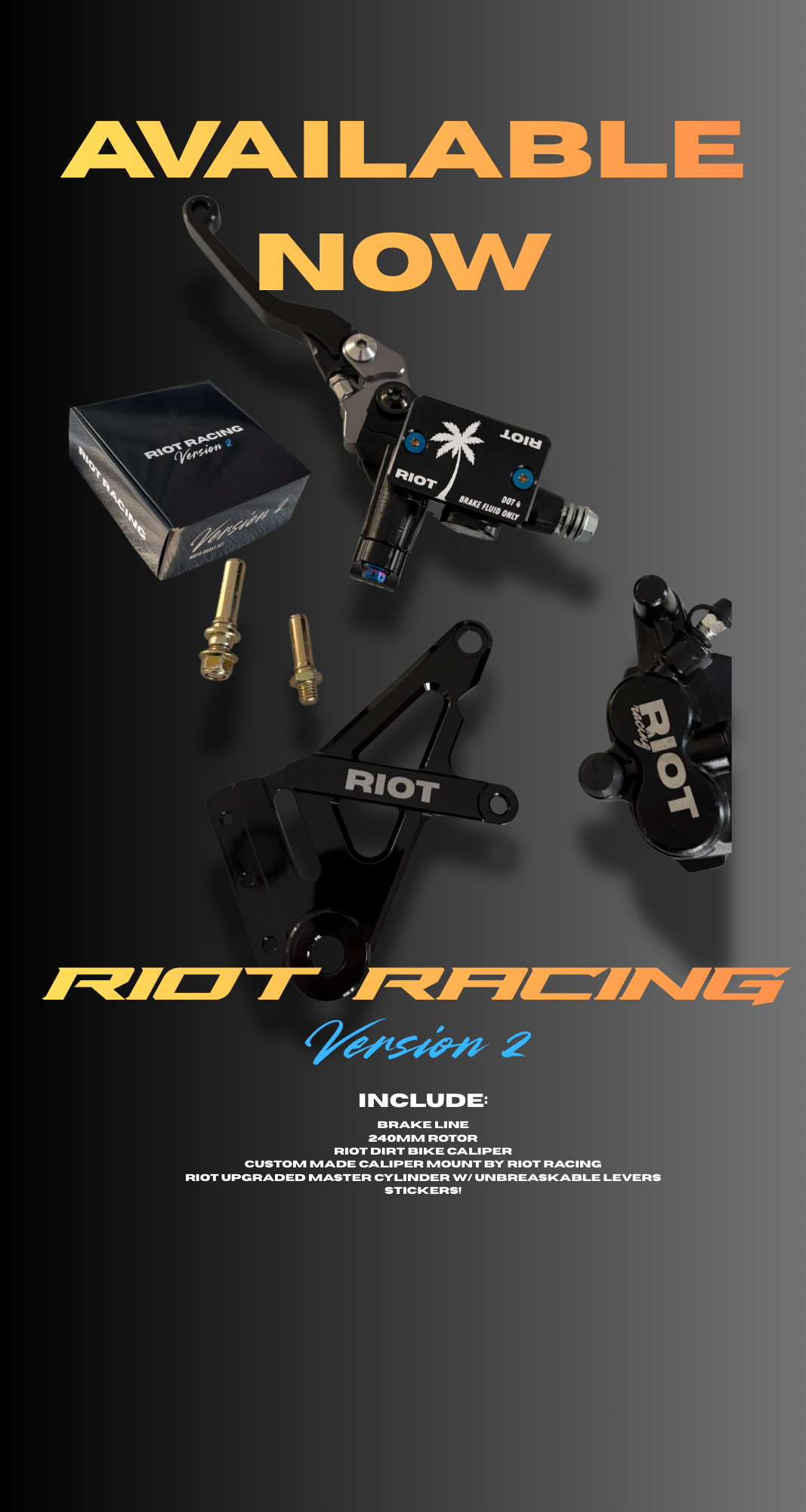 FULL UPGRADE KIT FOR V1 -> WORLDS MOST POWERFUL BRAKES (V2)