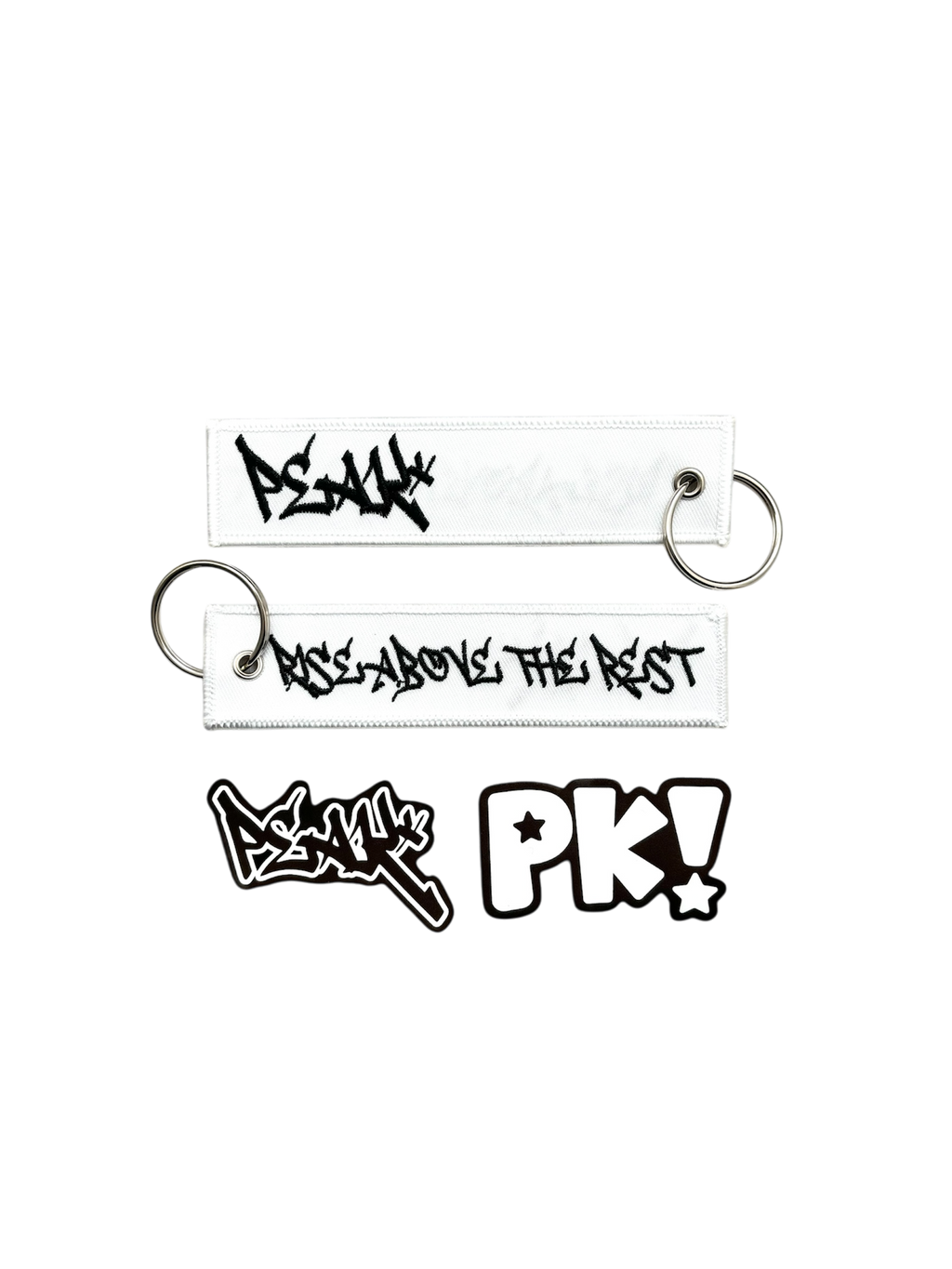 Peak Keychain and Sticker Pack Peak