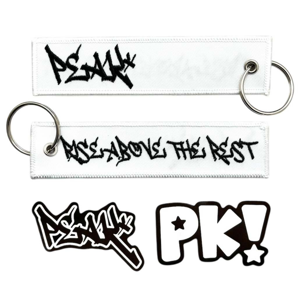Peak Keychain and Sticker Pack Peak