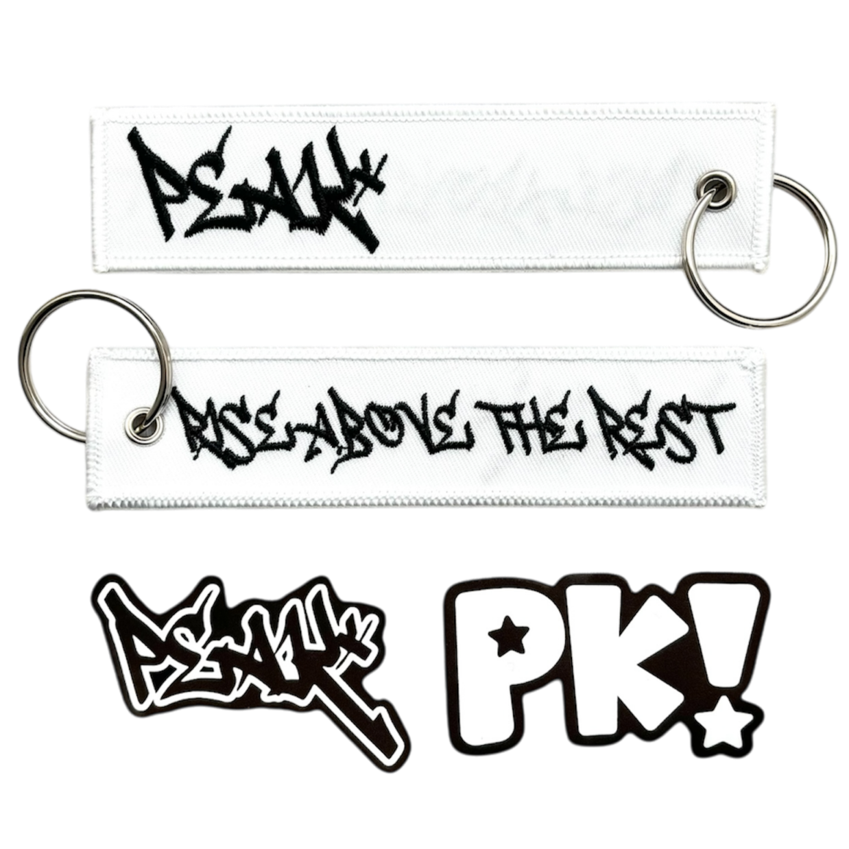Peak Keychain and Sticker Pack Peak