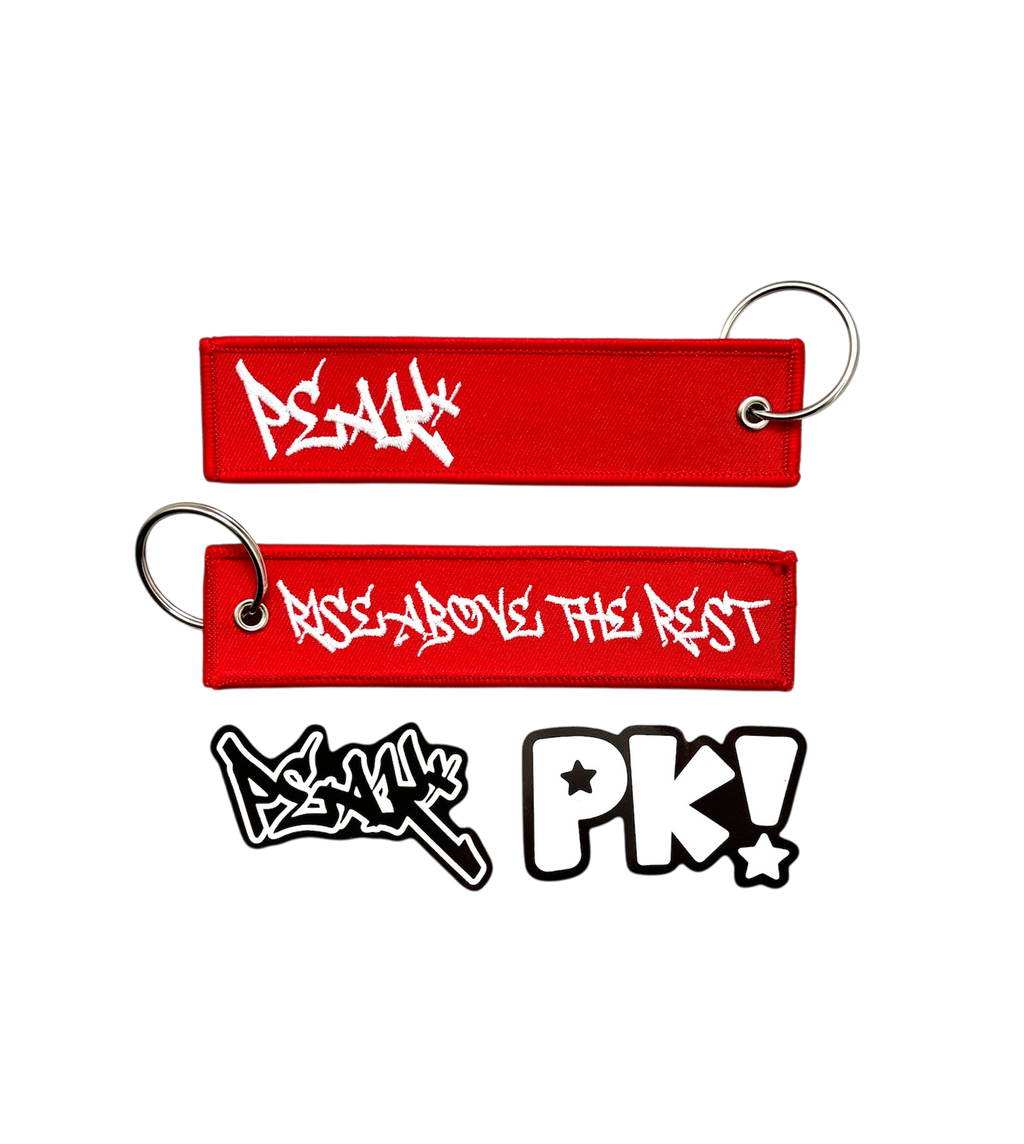 Peak Keychain and Sticker Pack Peak