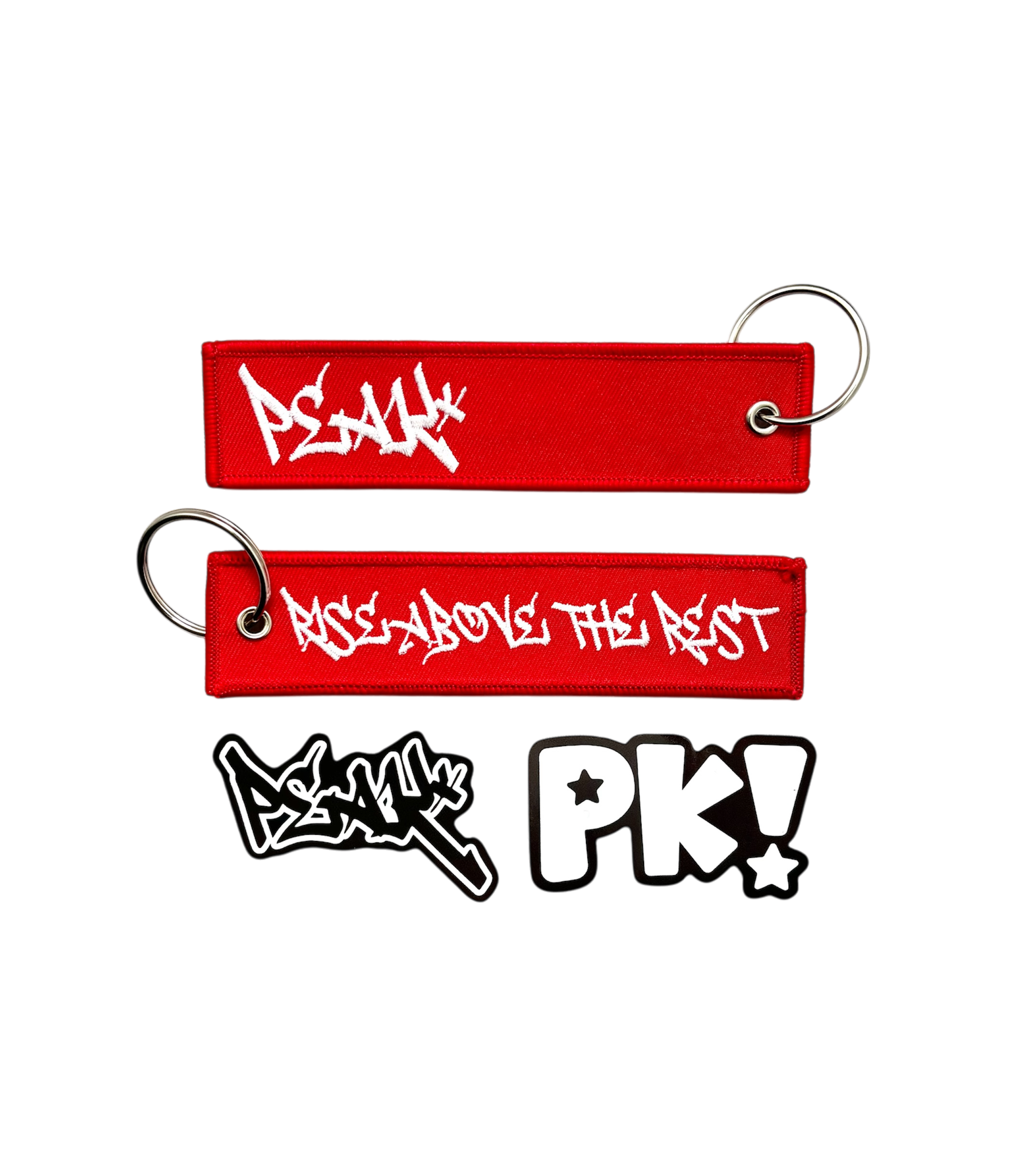 Peak Keychain and Sticker Pack Peak