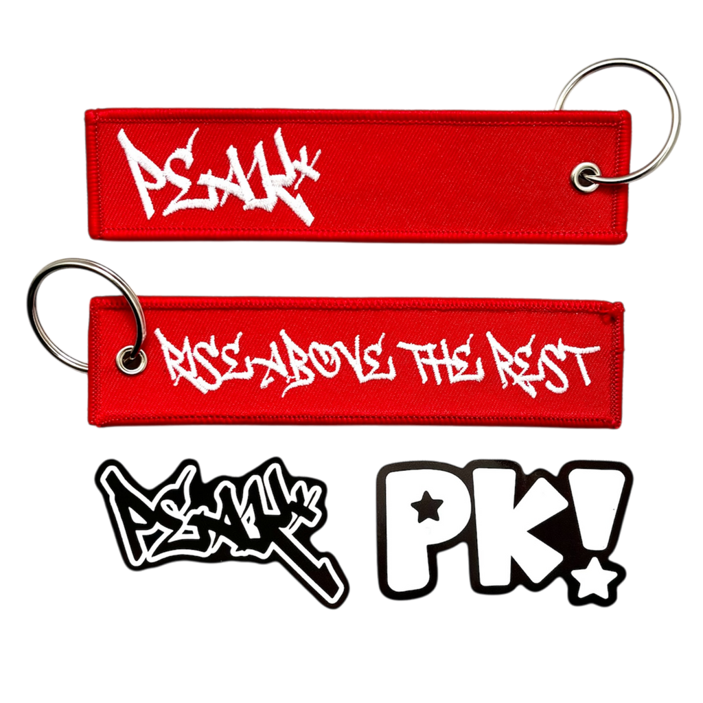 Peak Keychain and Sticker Pack Peak