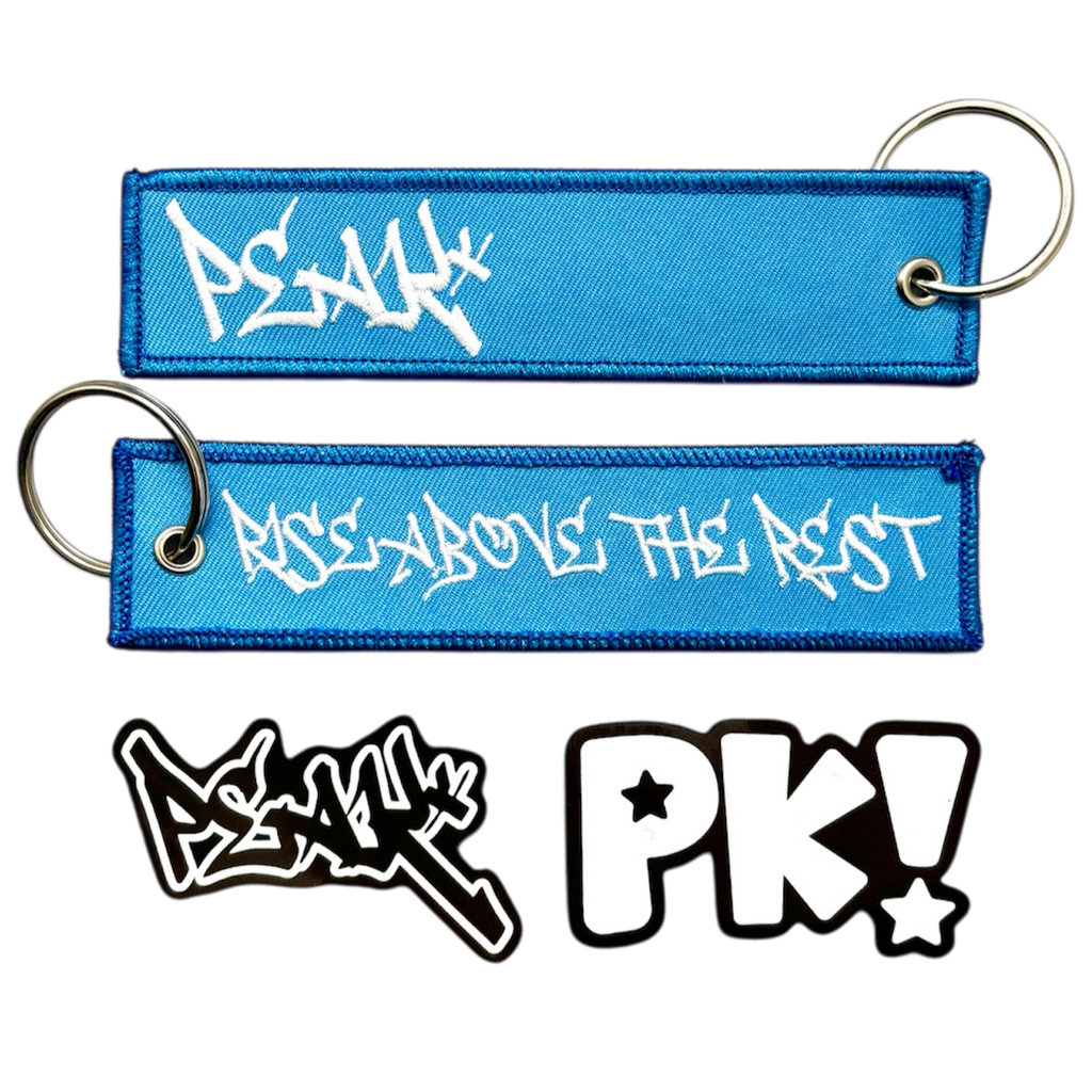 Peak Keychain and Sticker Pack Peak