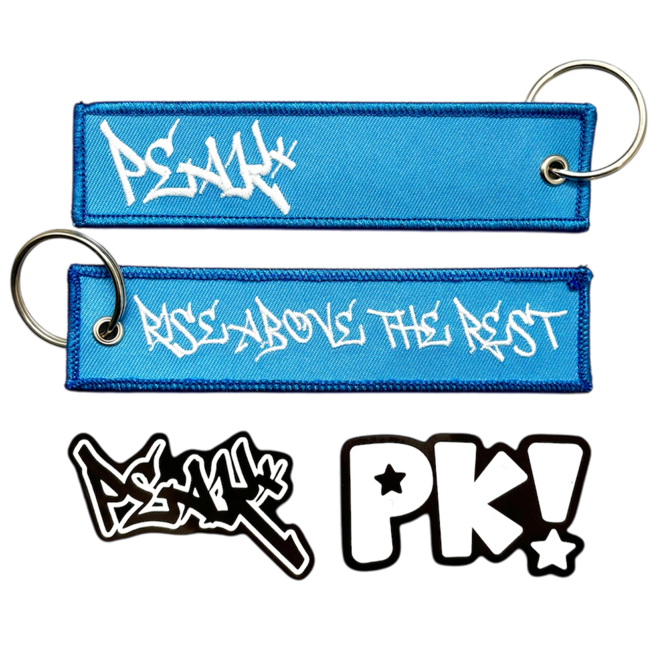 Peak Keychain and Sticker Pack Peak