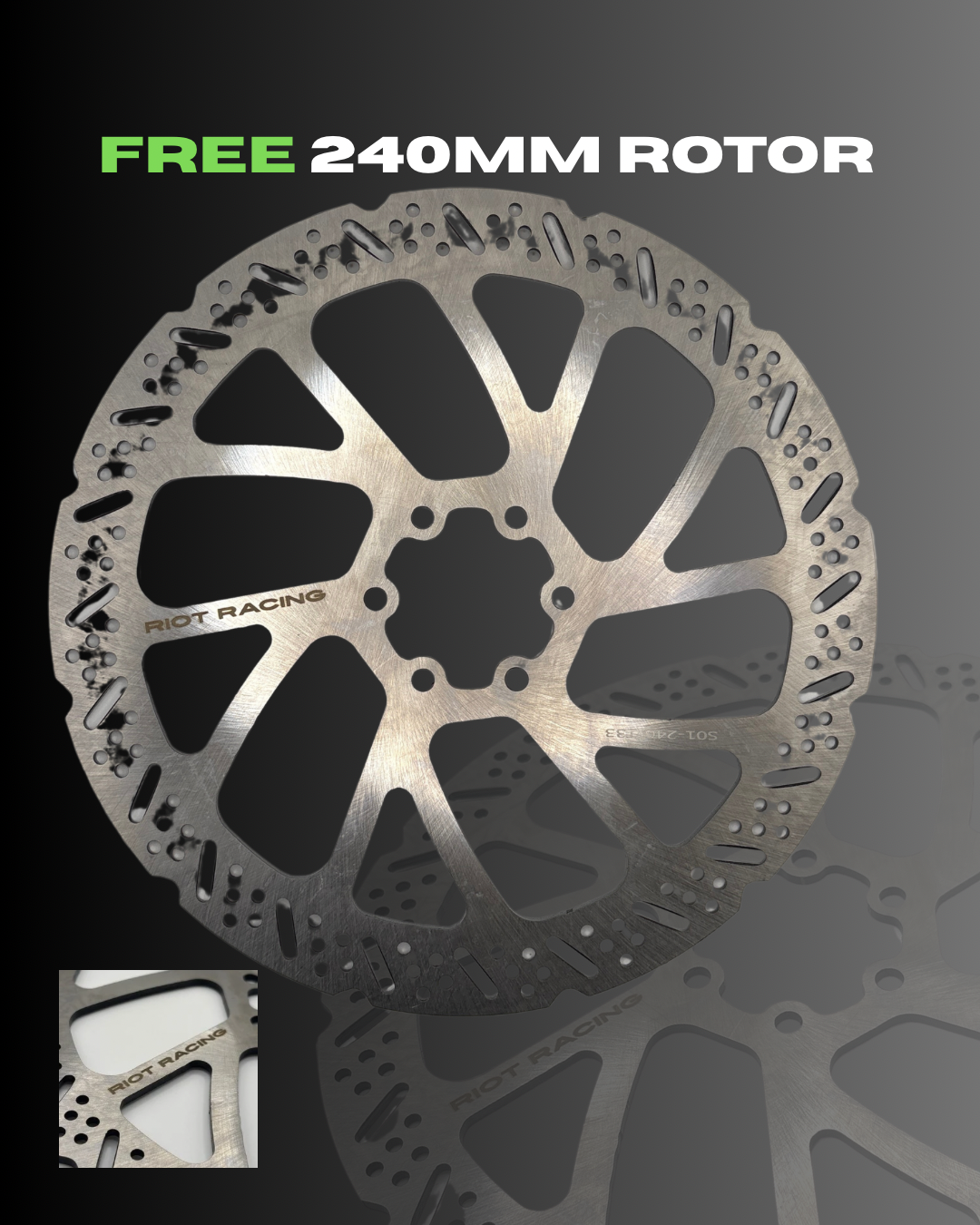 Riot V2 Brakes for Surron LBX, E-Ride, and Talaria XXX — Limited Five-Year Warranty — Riot Racing