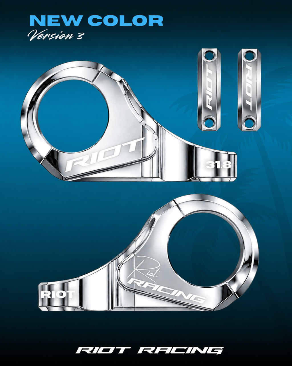 Jet Venims Riot Racer Riot Racing MKIII 31.8mm Direct Mount Stem | Surron LBX E-Moto Upgrade