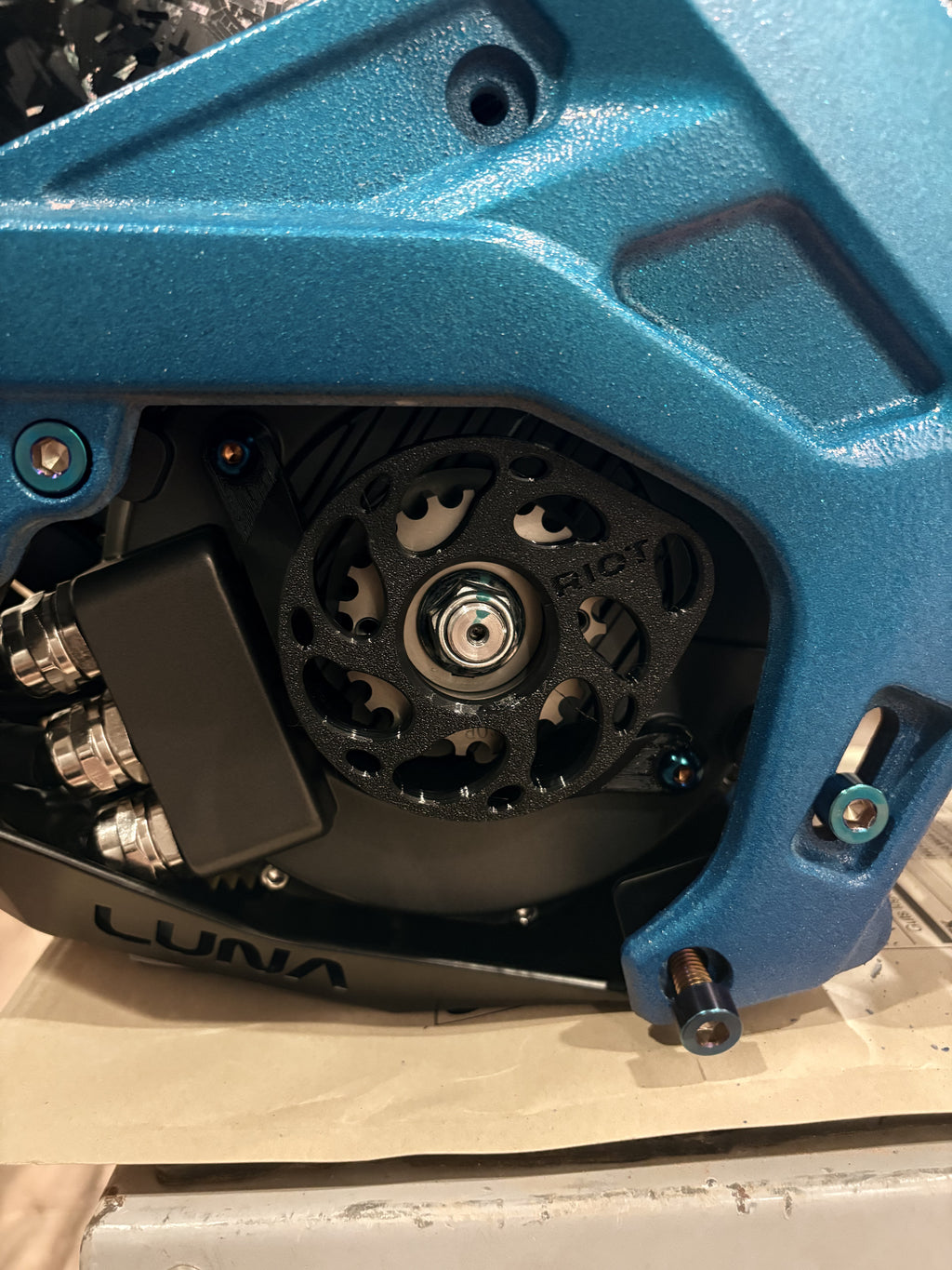 Riot Designs MOTOR COVER (LBX/ERIDE2.0) - Riot Racing