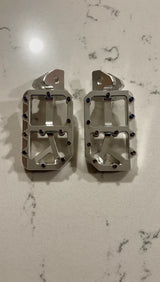 Silver Moto Pegs RegenRacing
