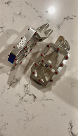 Silver Moto Pegs RegenRacing