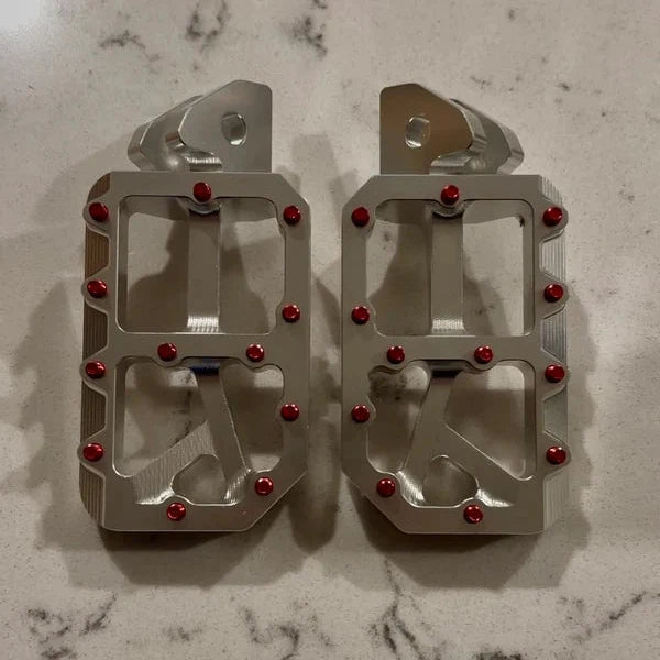 Silver Moto Pegs RegenRacing